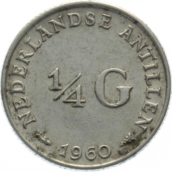 Niederländische Antillen 1/4 Gulden 1960 - Juliana
